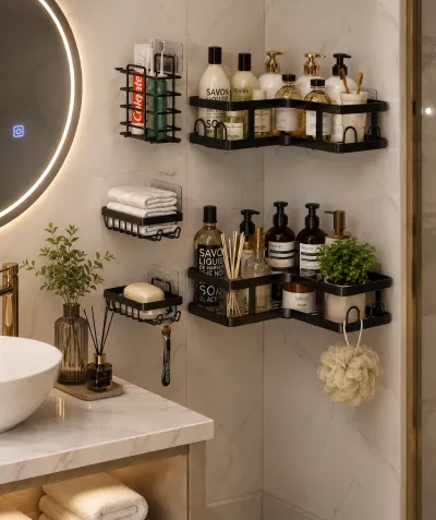 Bathroom caddy 5in1