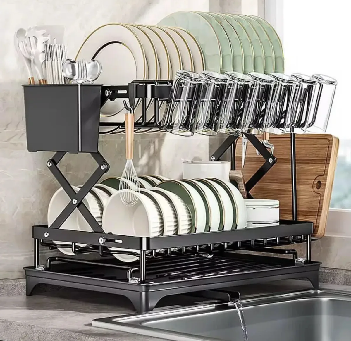 Anti rust Dish rack 