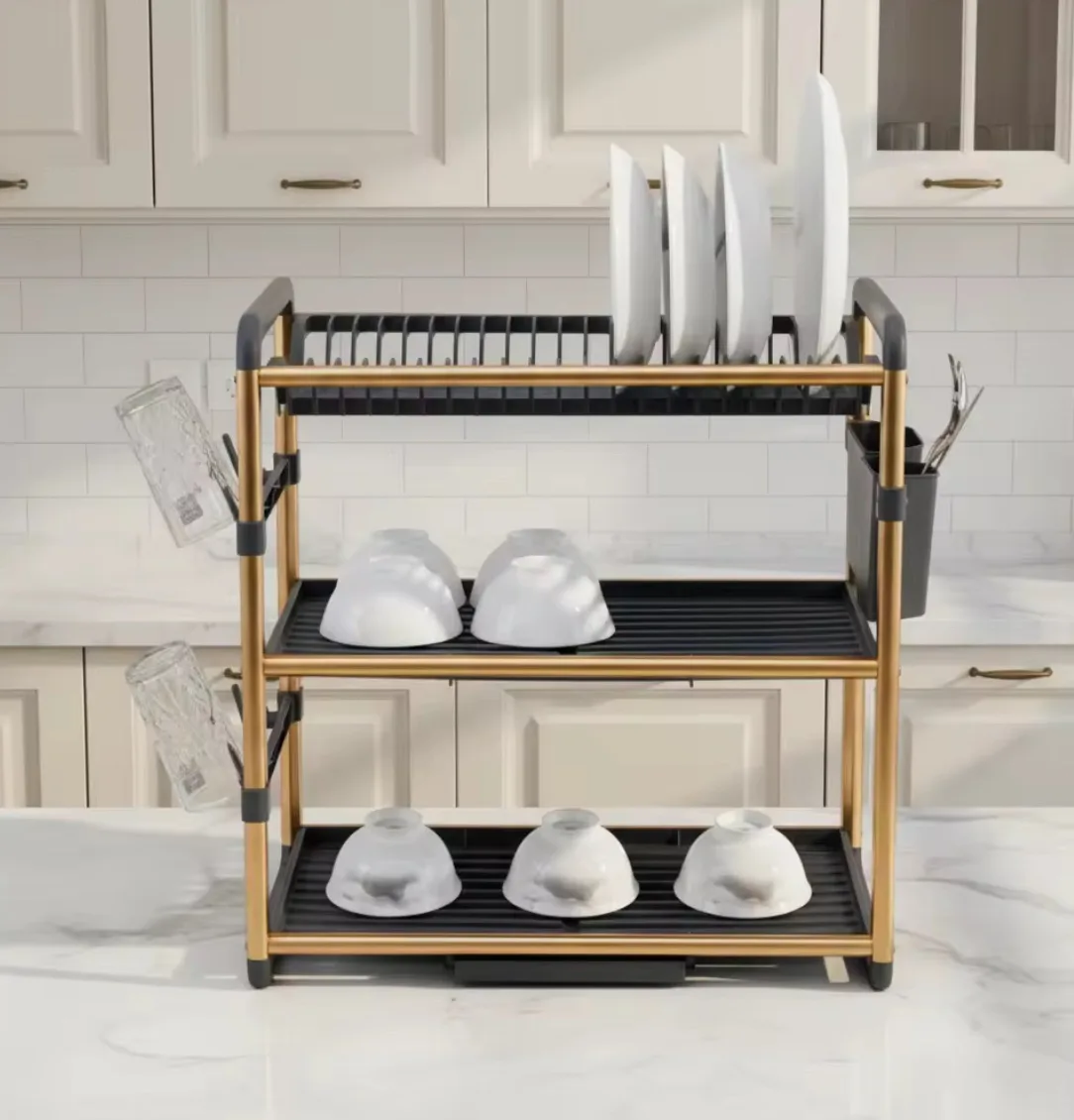 3 tier luxury dish rack