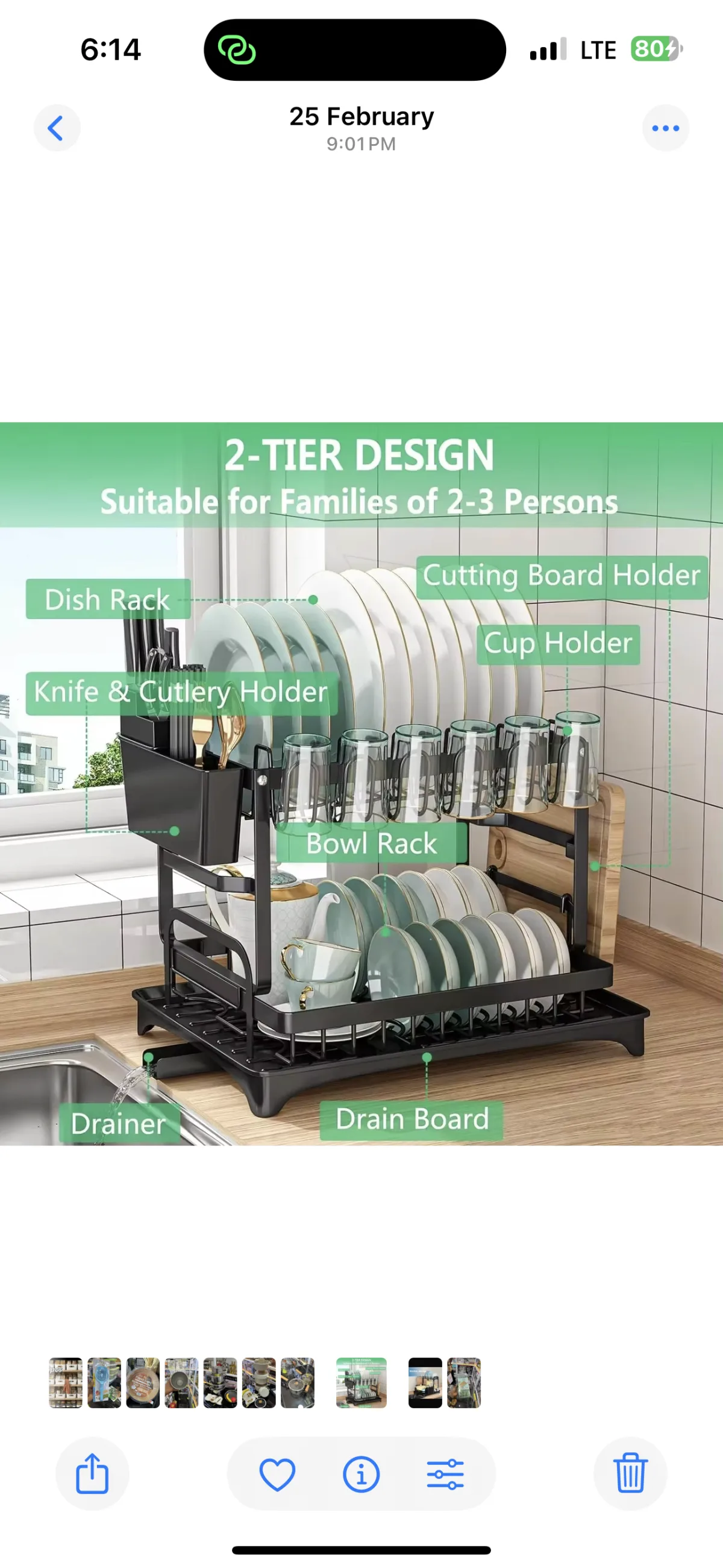 Anti rust Dish rack 