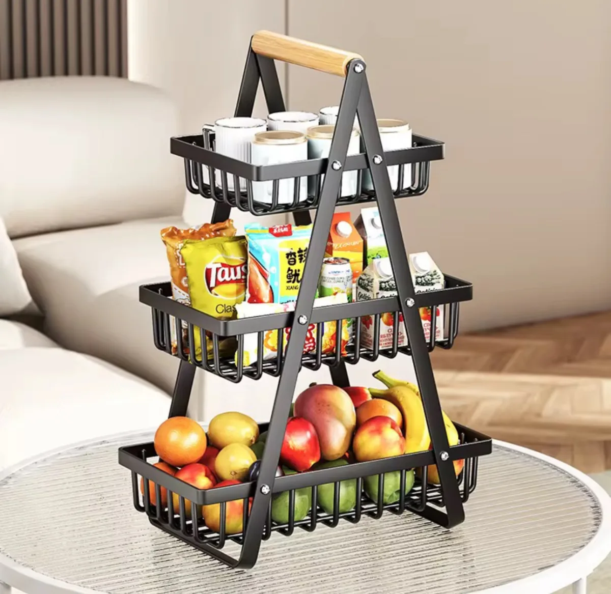 3 tier fruit/vegetable basket
