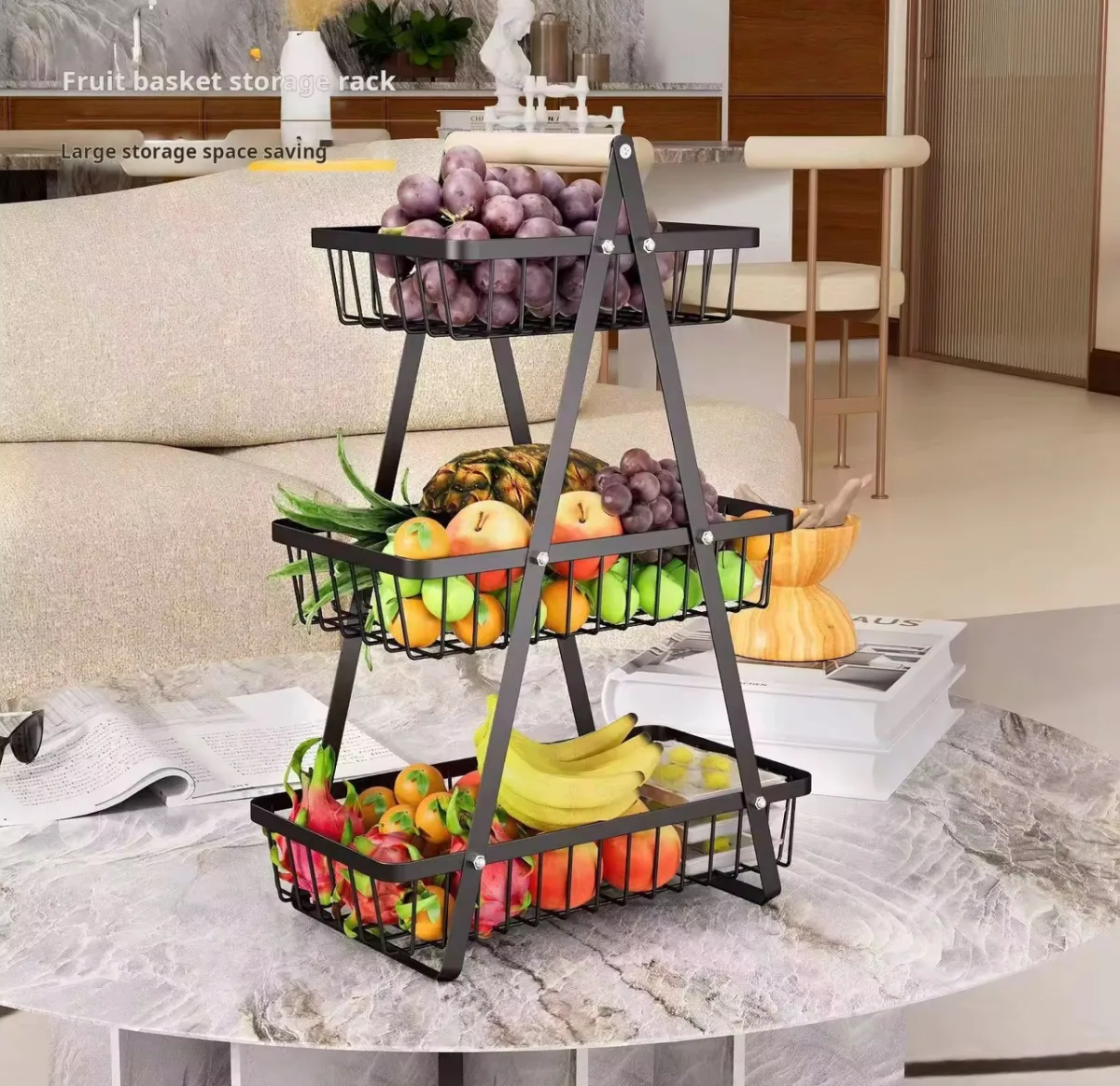 3 tier fruit/vegetable basket