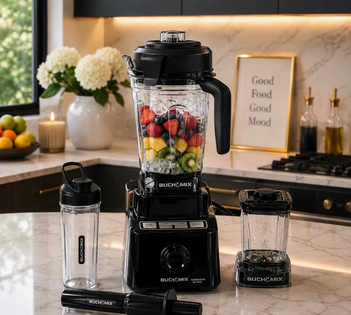 Buchymix bx300 turbo crush 3L digital blender