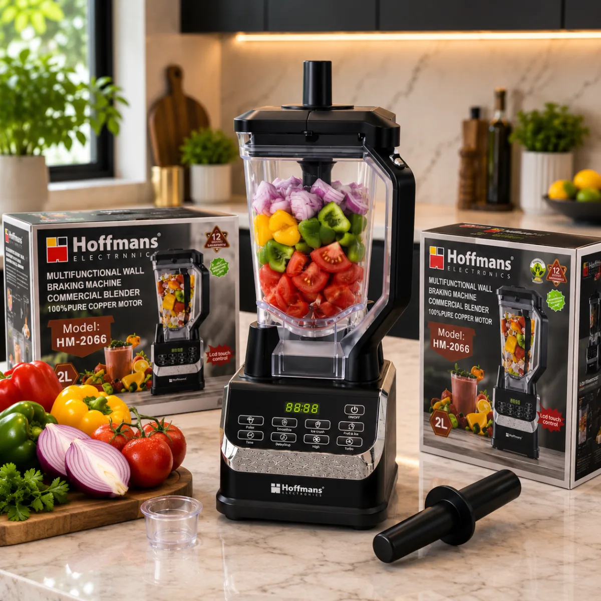 Hoffmans digital commercial blender 2L