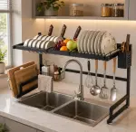 Oversink dish rack