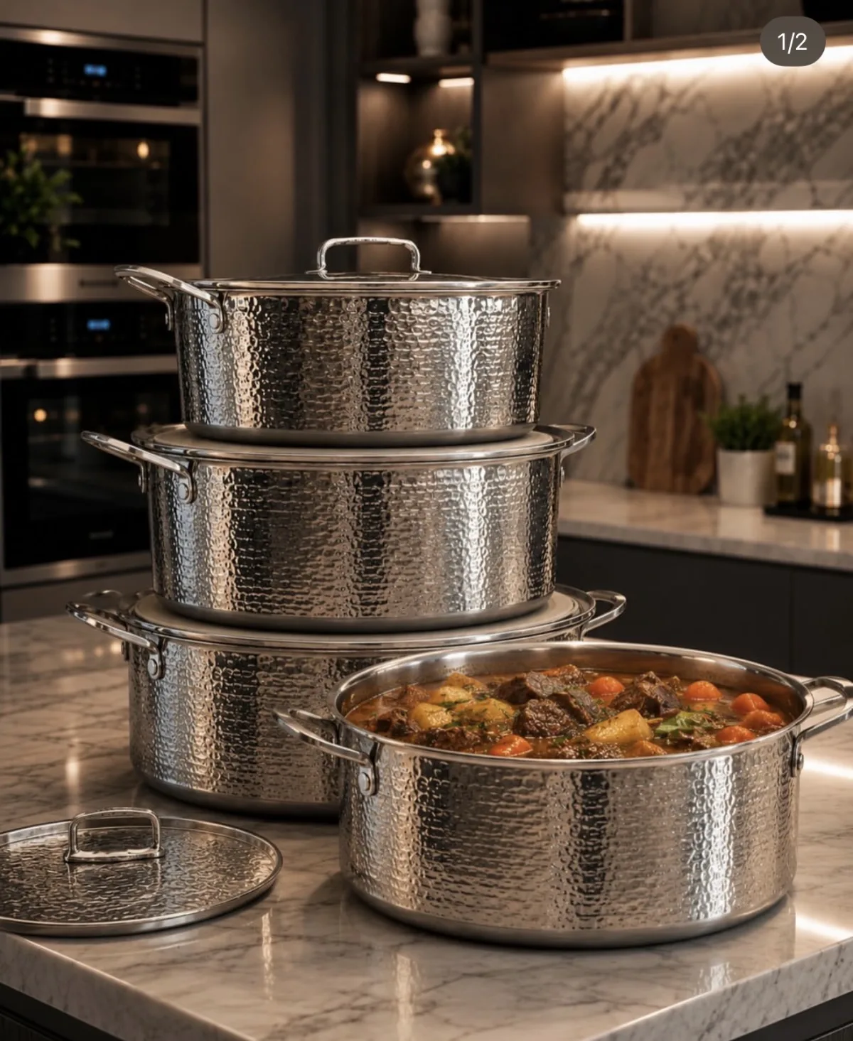 UAKEEN Germany Stainless steel jumbo sizes 3set