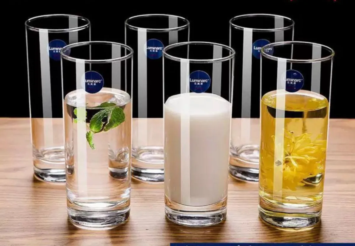 Glass tumbler 6pcs