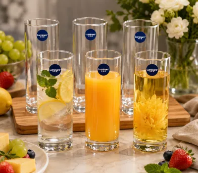 Glass tumbler 6pcs