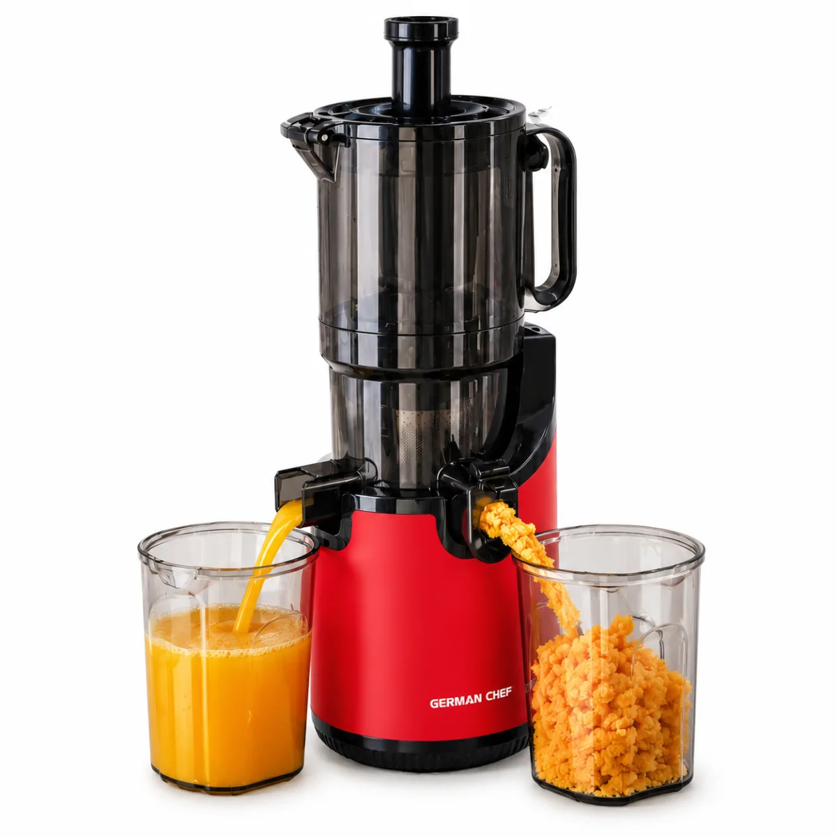 German chef slow masticating juicer