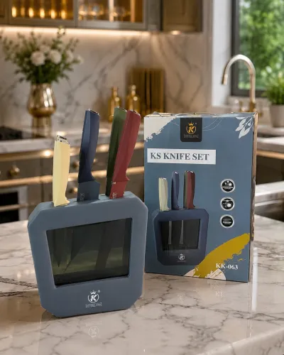 6piece knife block set 