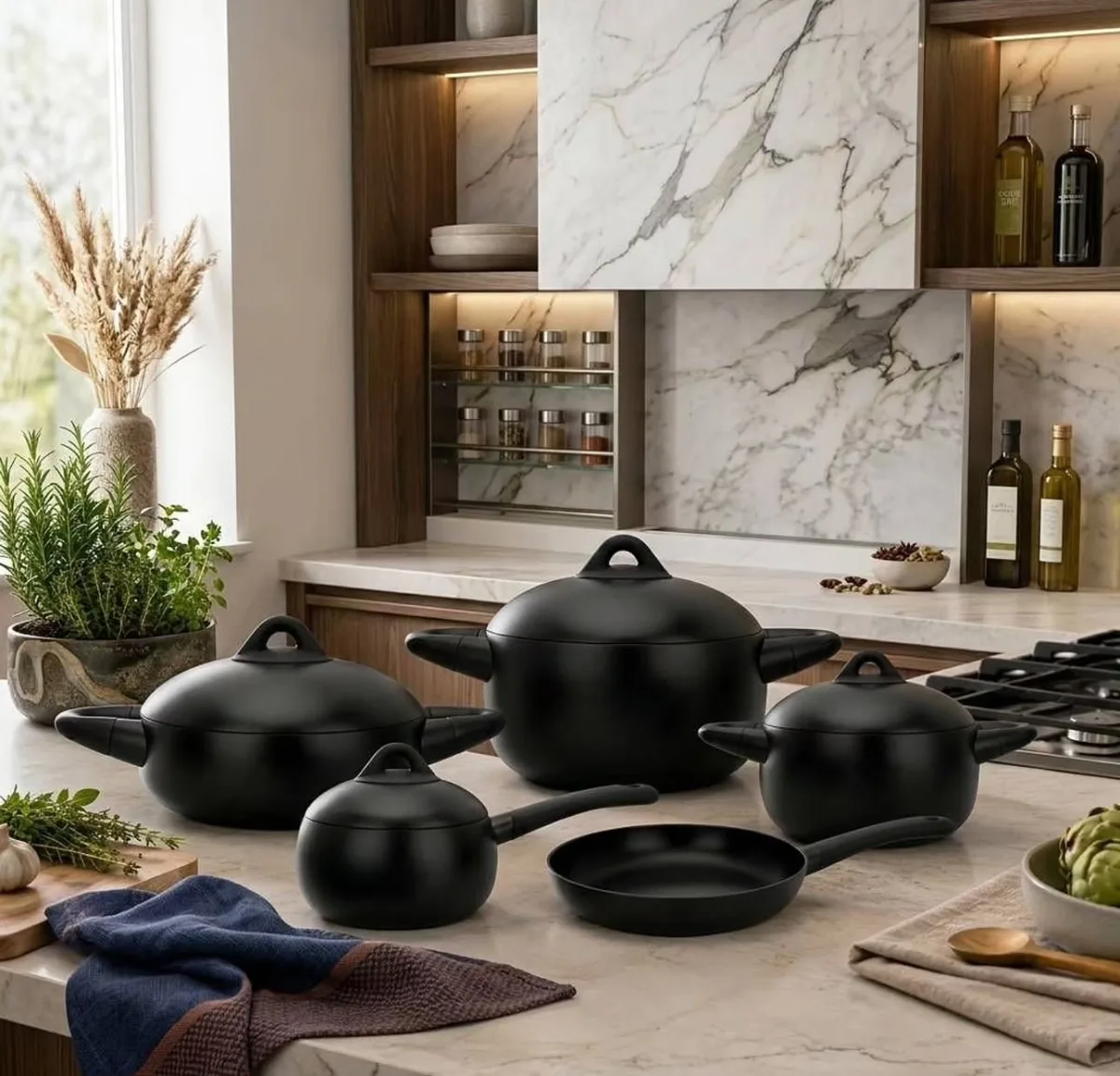 Luxury ceramic cookware set