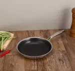Non stick stainless steel fry pan 30cm