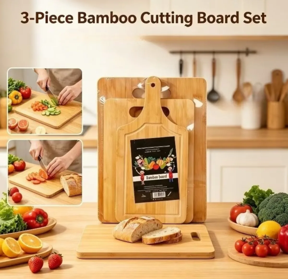 3 in 1 chopping board set