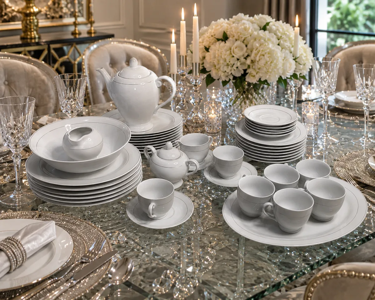 47pcs dinnerset  porcelain 