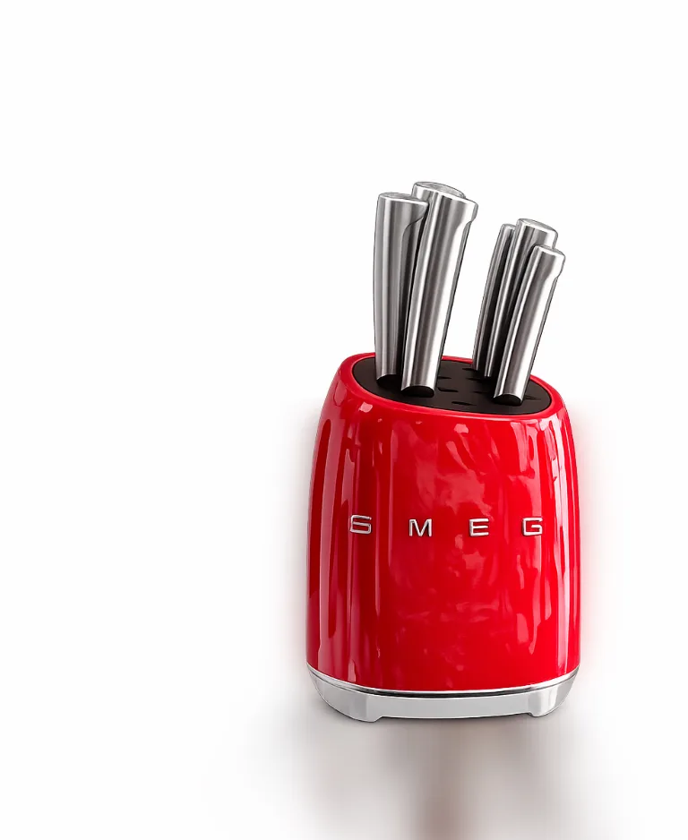 Smeg luxury 6pcs stainless steel knives 