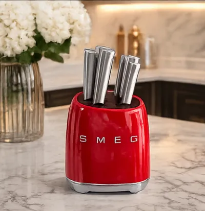 Smeg luxury 6pcs stainless steel knives 