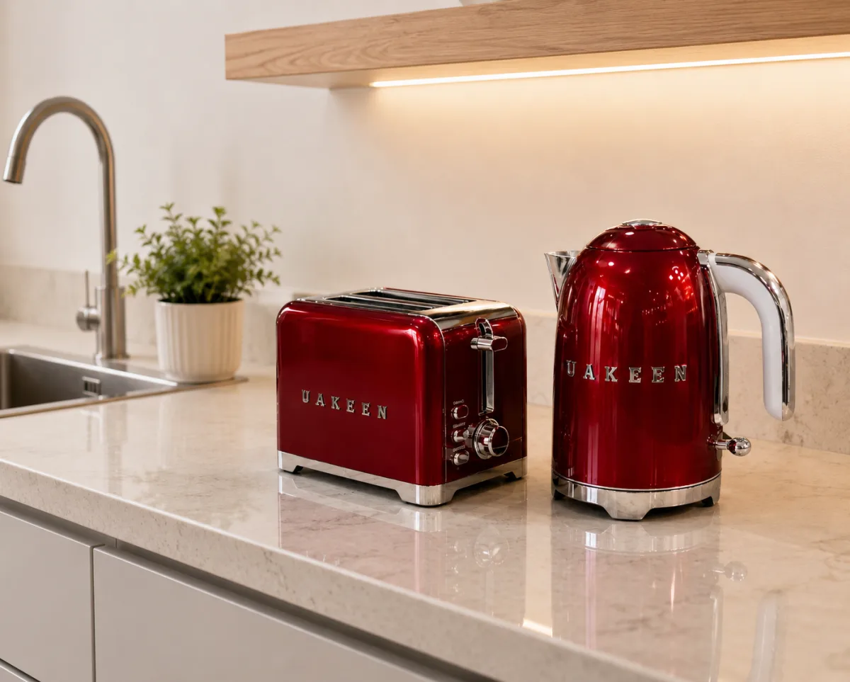 Uakeen Germany retro kettle & toaster