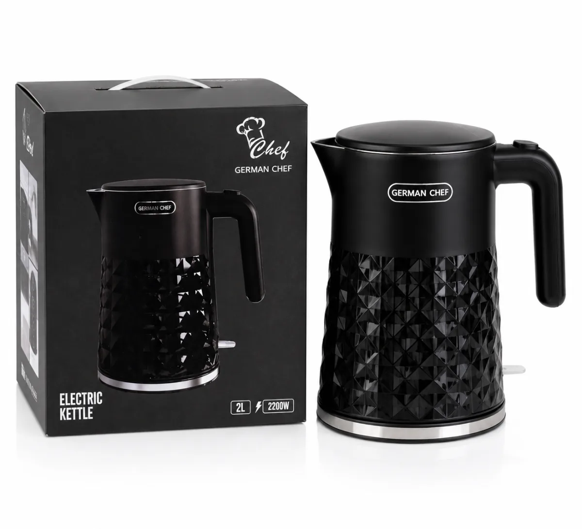 German chef electric kettle 2L
