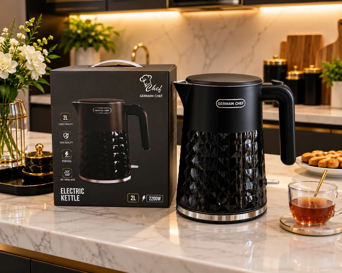 German chef electric kettle 2L
