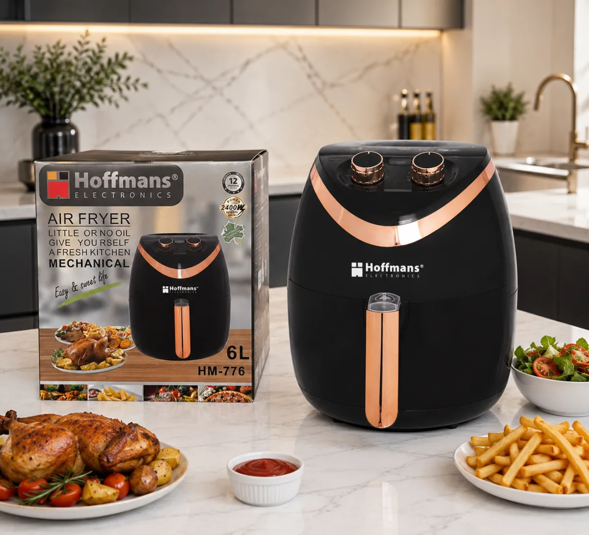 Hoffmans 6L airfryer 