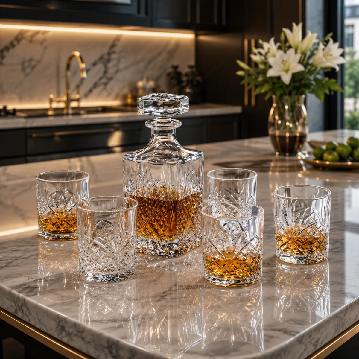 Whiskey decanter 7pcs