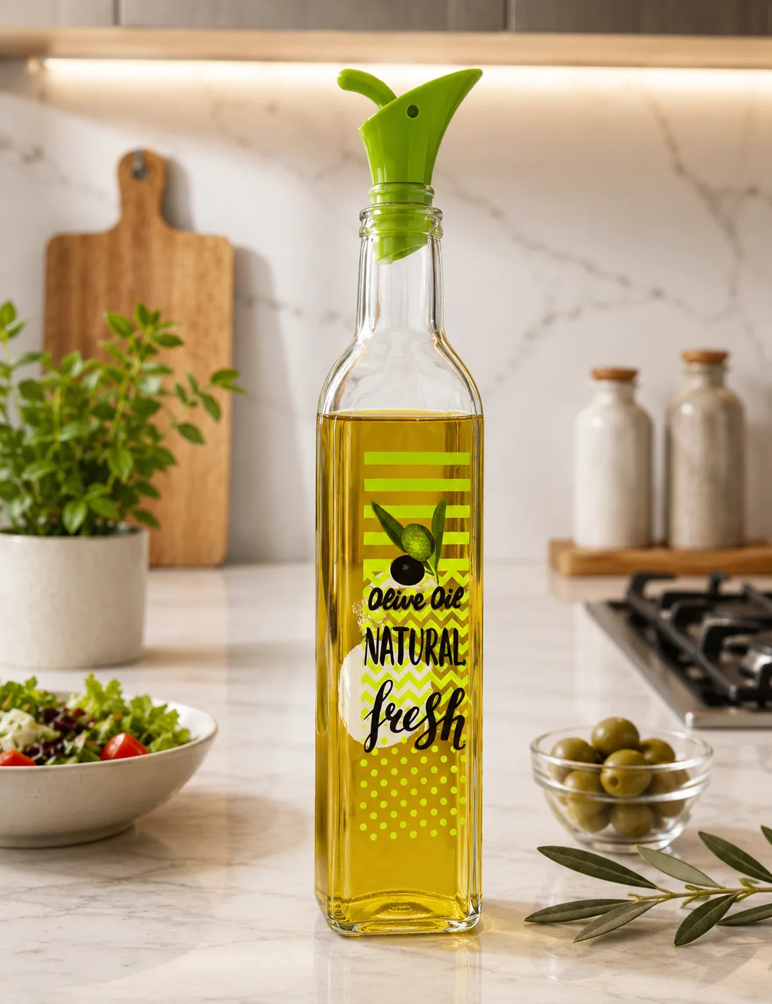 Single Glass Oil dispenser 
