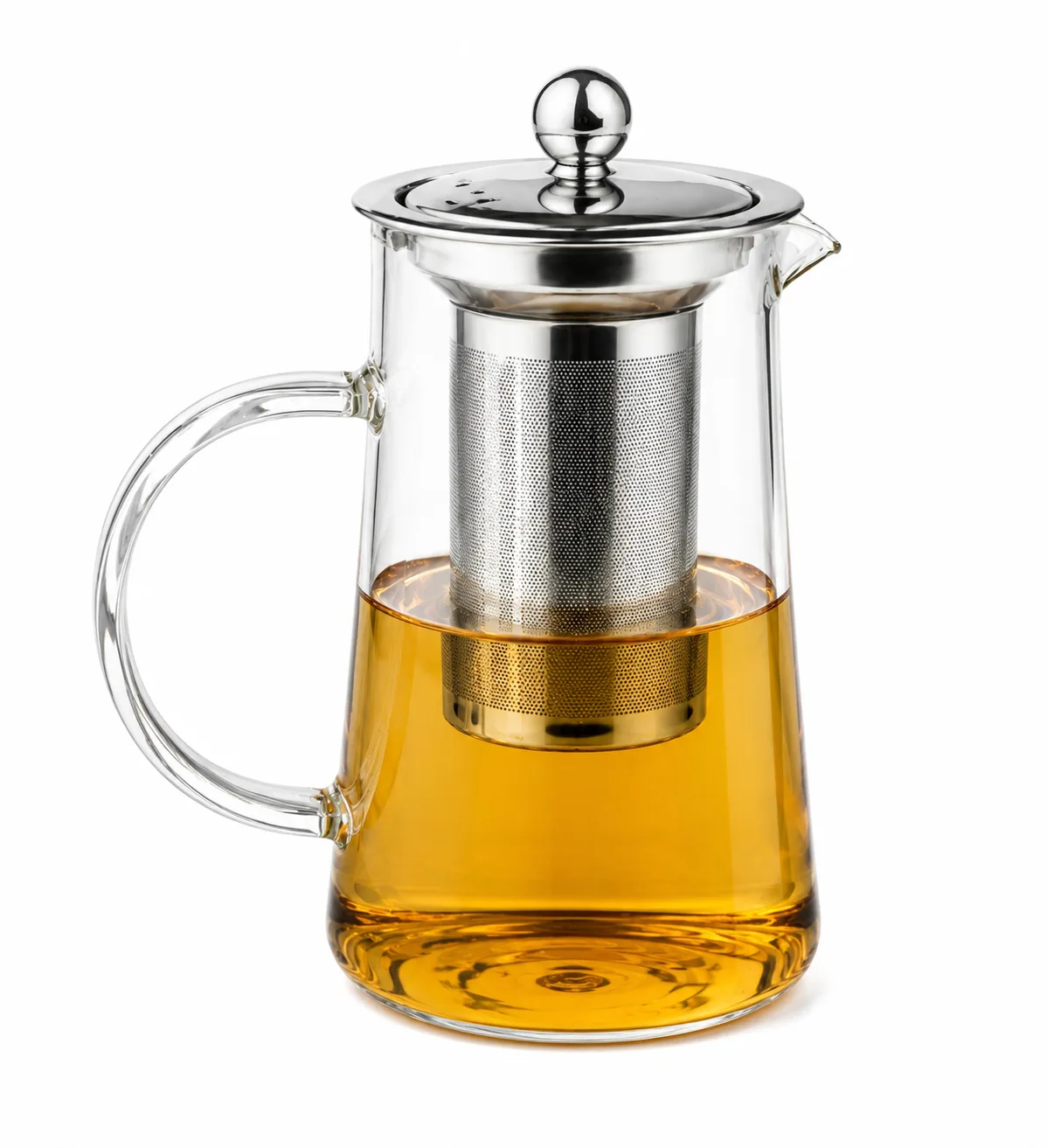 Borosilicate glass kettle