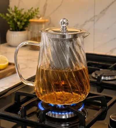 Borosilicate glass kettle strips