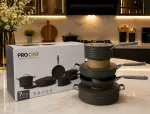Pro chef ceramic cookware 7pcs