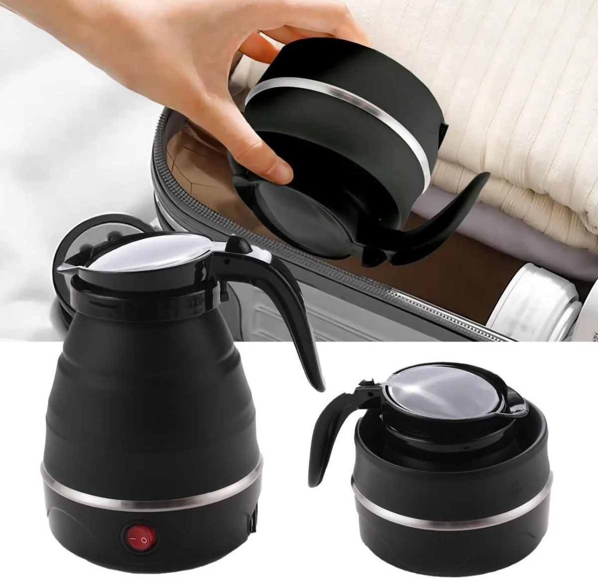 Foldable electric kettle 0.5L