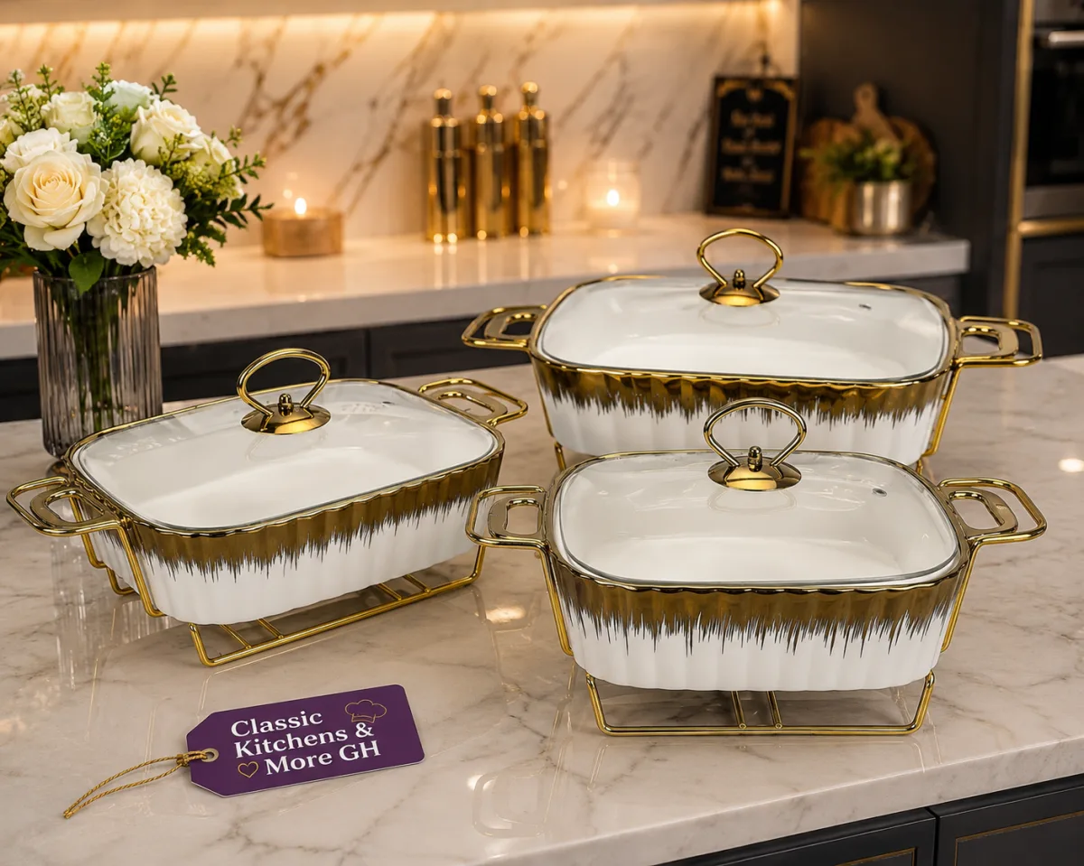 Ceramic serving dishes 3set