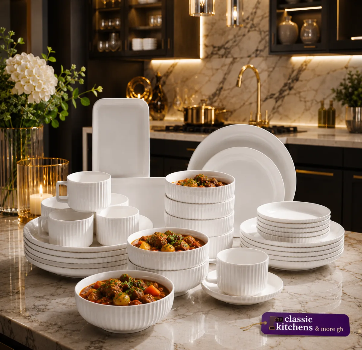 32pcs ceramic dinnerware set