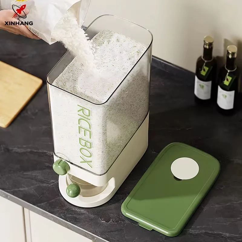 Plastic rice dispenser (rice box)