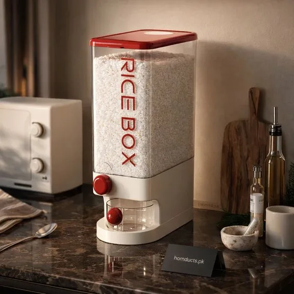 Plastic rice dispenser (rice box)