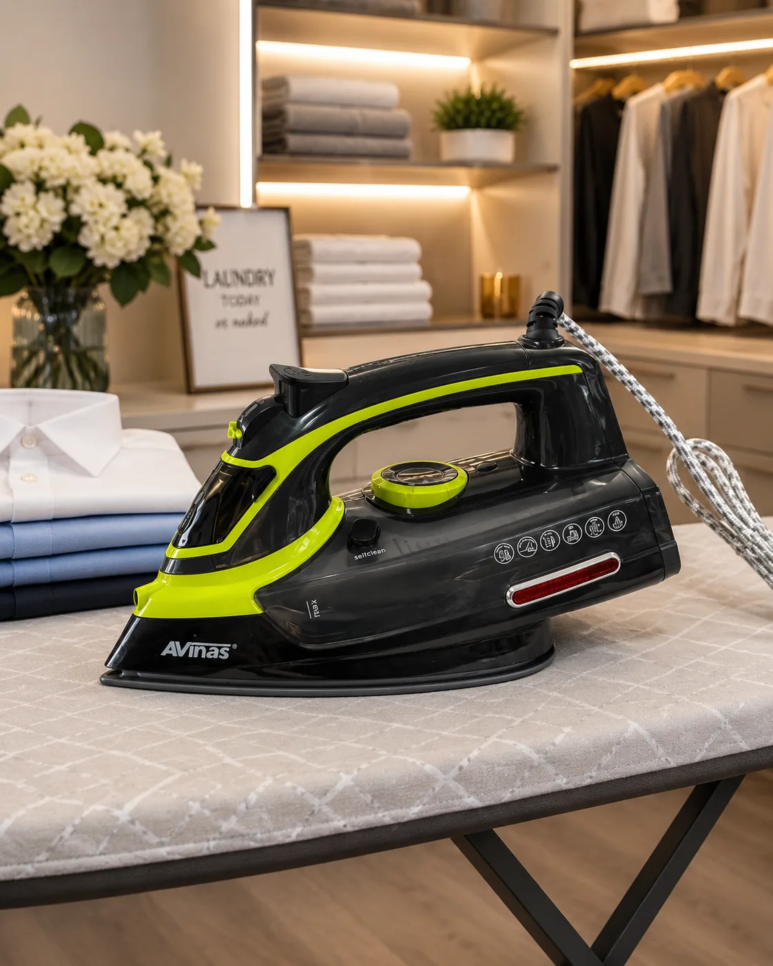 Avinas steam iron /ceramic base
