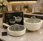 Ceramic fry pan & milk pan 20cm