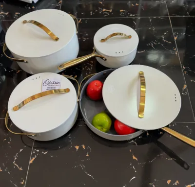 Uakeen Germany ceramic cookware set 7pcs
