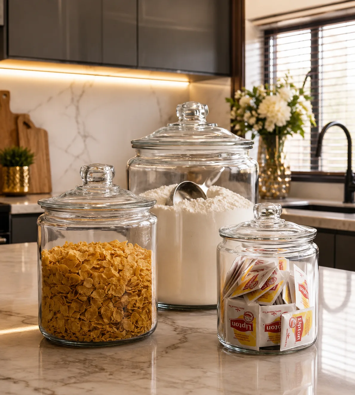 Airtight Glass storage jars 2L