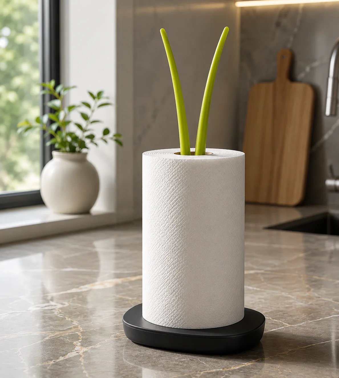 Plastic tissue holder