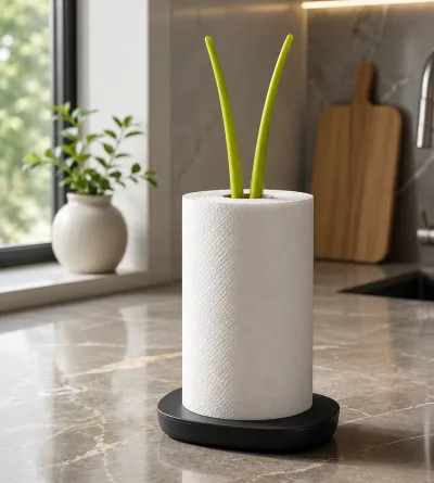 Plastic tissue holder