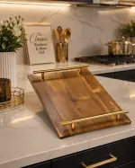 Heavy mini Bamboo tray 