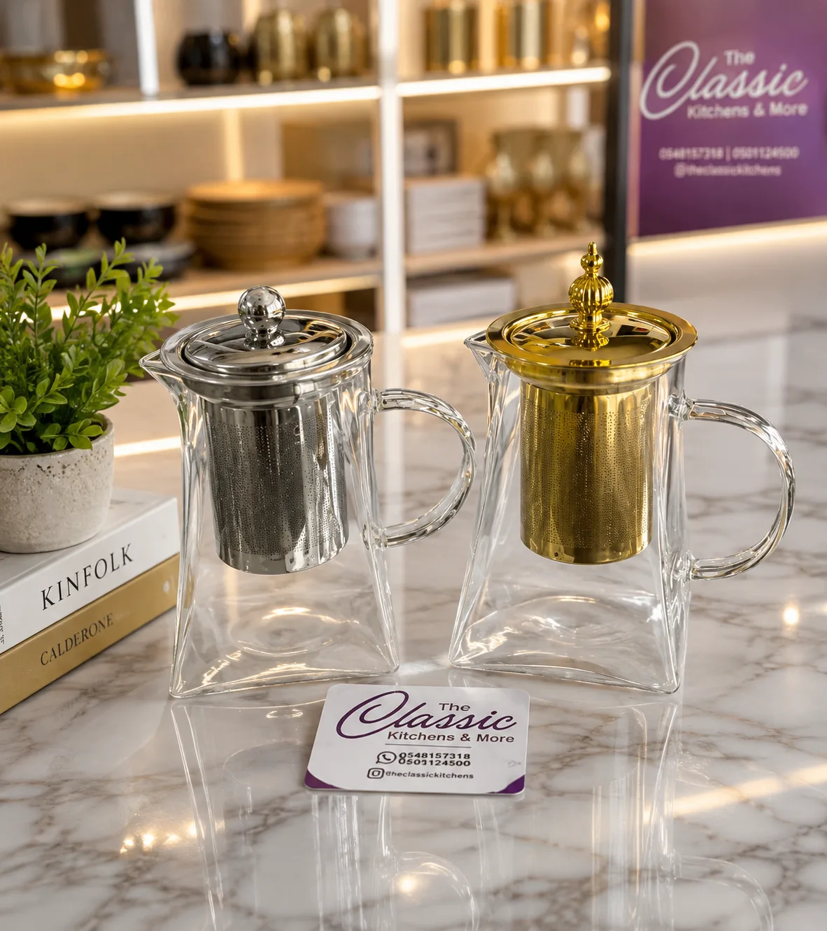 Stove top glass kettle