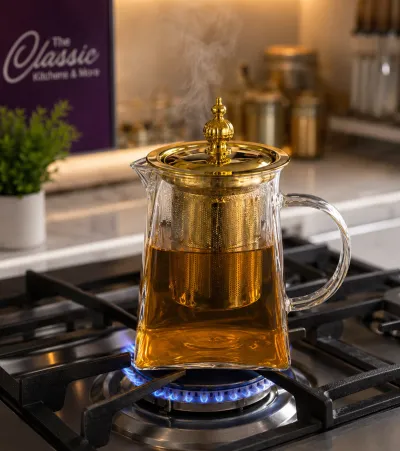 Stove top glass kettle