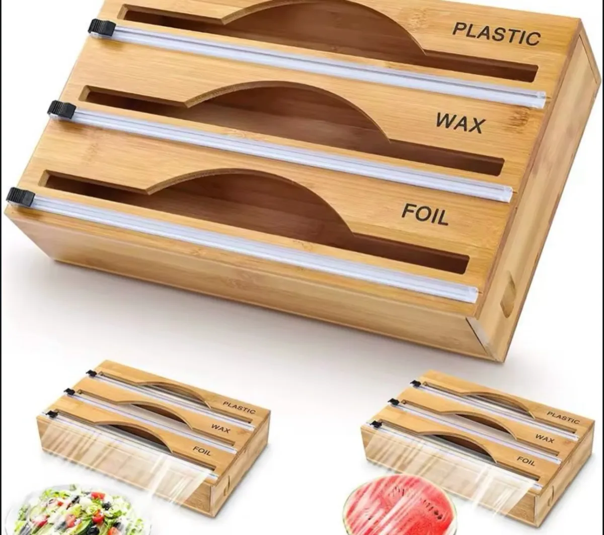 3in1 bamboo wrap dispenser 