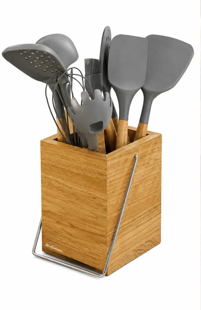 Bamboo x silicone ladle set 