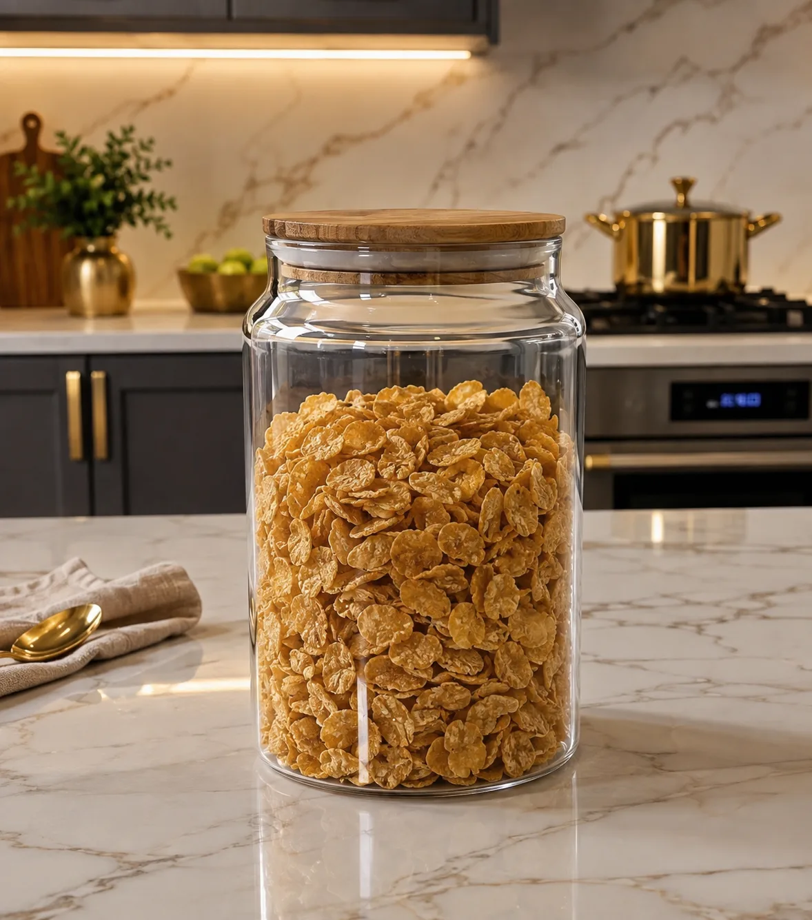 Airtight glass jar/pantry organizer 