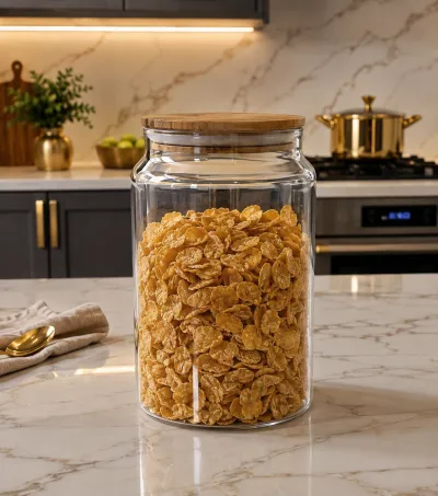 Airtight glass jar/pantry organizer 