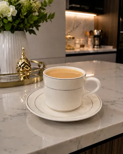 Ceramic Tea cup & saucers 12pcs