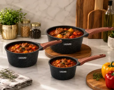 UCC life milk / banku pans set 