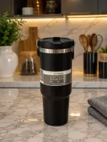 Vaccum flask with handle
